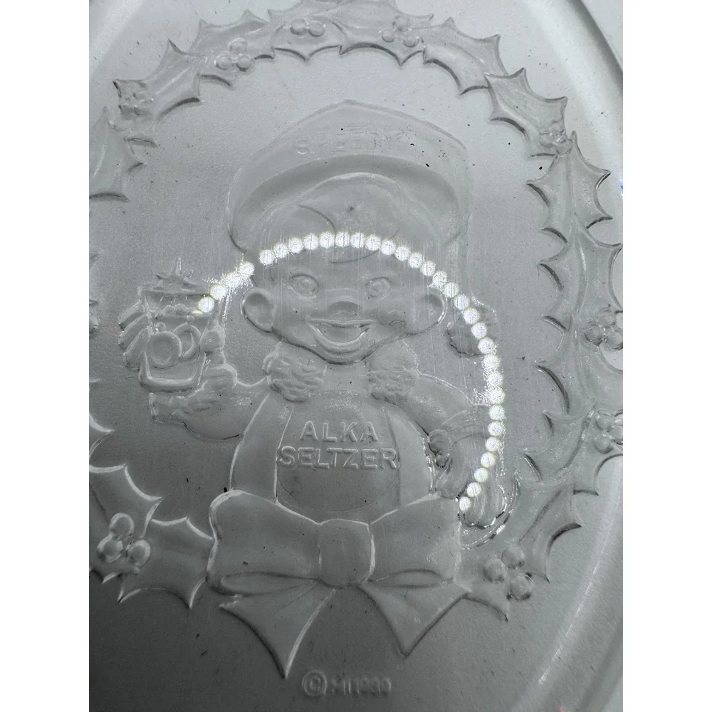 Vintage Promo 1989 Happy‎ Holidays From Alka-Seltzer Speedy Christmas Ornament